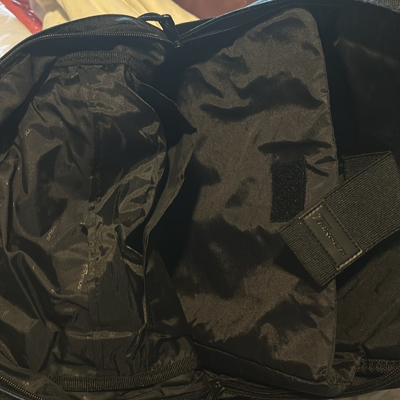 Targus backpack navy blue/black padded back and adjustable straps - Picture 7 of 8